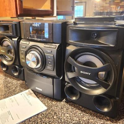 Lot #130 Sony Mini Hi-Fi Compact Stereo System