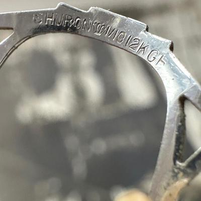 Antique Eyeglass Bridges, 10k
