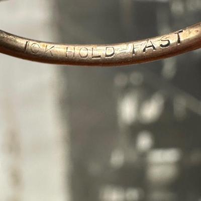 Antique Eyeglass Bridges, 10k