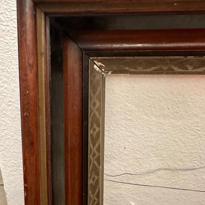 Antique Victorian Walnut Frames