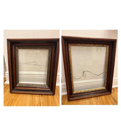 Antique Victorian Walnut Frames
