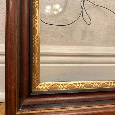 Antique Victorian Walnut Frames