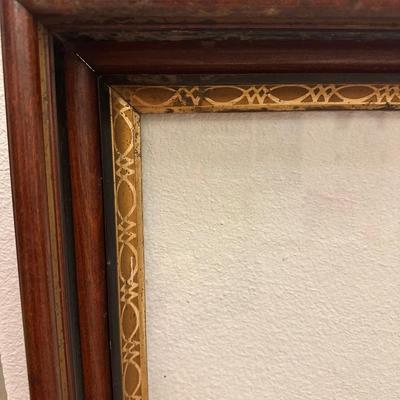 Antique Victorian Walnut Frames