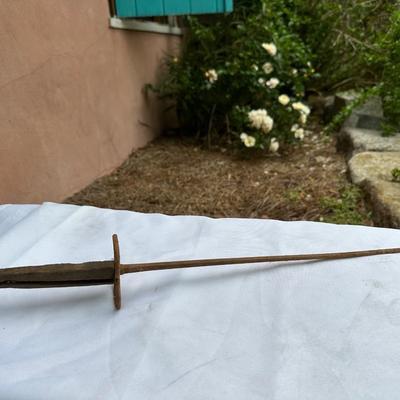 Antique Sword with Wood Handle