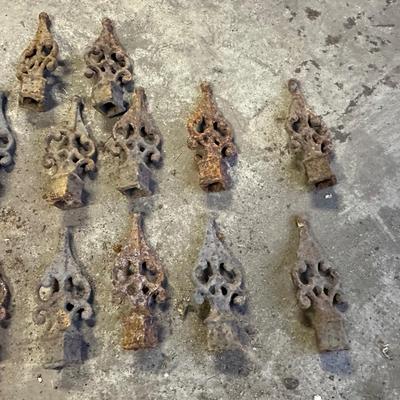 Antique Iron Fence Toppers
