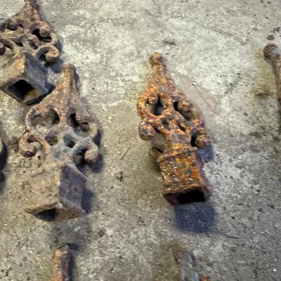 Antique Iron Fence Toppers