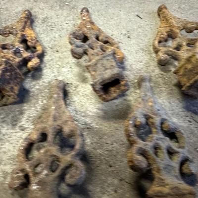 Antique Iron Fence Toppers