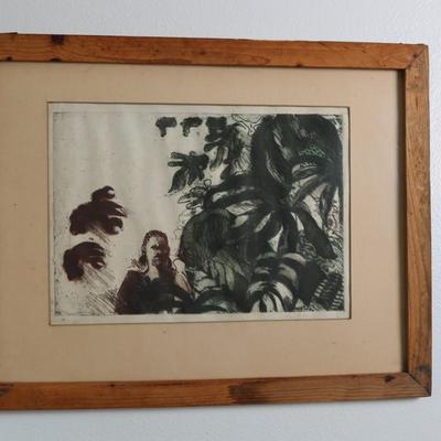 Framed and Signed Original Artwork (See Description)
