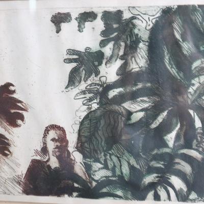 Framed and Signed Original Artwork (See Description)