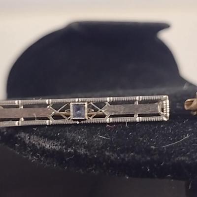 Pair of 14 Karat Yellow Gold Collar Pins- Approx Total Weight 3 Grams (#282)