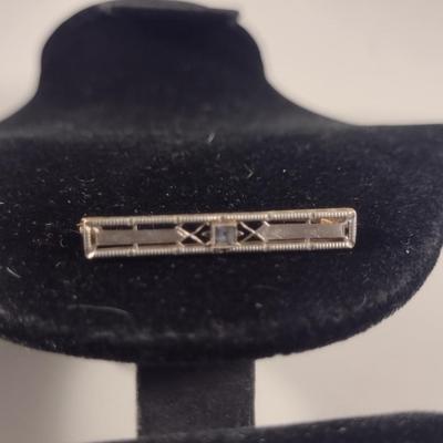 Pair of 14 Karat Yellow Gold Collar Pins- Approx Total Weight 3 Grams (#282)