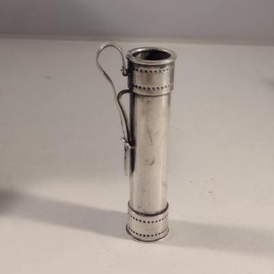 .999 Sterling Silver Golf Bag Design Cocktail Pick Holder- Approx Weight 31 Grams