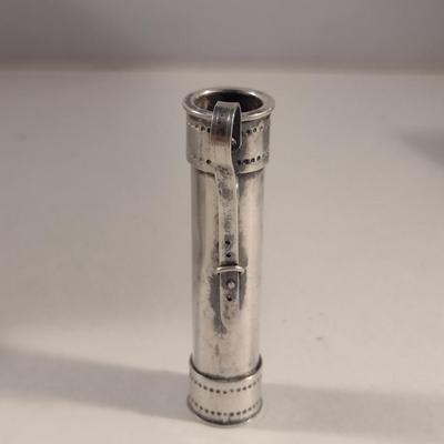 .999 Sterling Silver Golf Bag Design Cocktail Pick Holder- Approx Weight 31 Grams