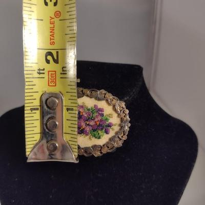 Vintage Brooch and Earring Set (#285)
