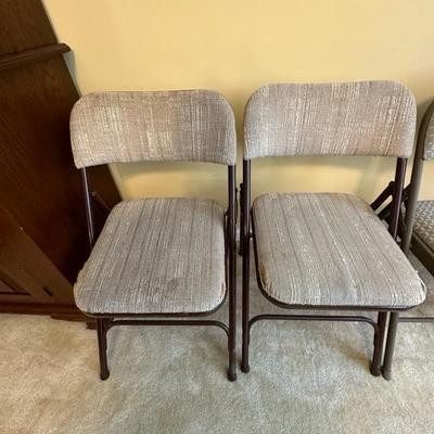Chairs and TV Dinner Folding Tray Tables
