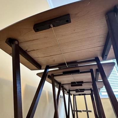 Chairs and TV Dinner Folding Tray Tables