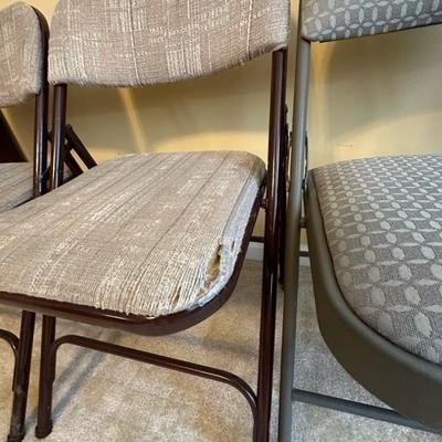 Chairs and TV Dinner Folding Tray Tables