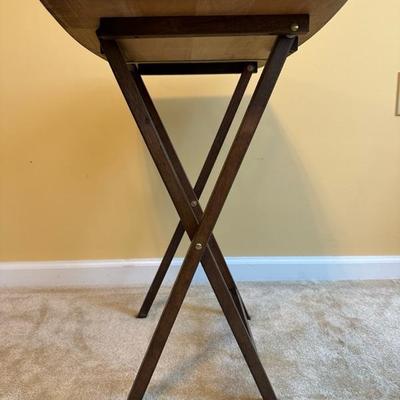 Chairs and TV Dinner Folding Tray Tables