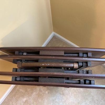 Chairs and TV Dinner Folding Tray Tables