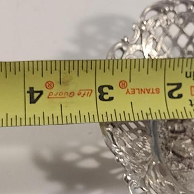 Sterling Silver Reticulated Bowl- Approx Weight 48 Grams (#289)