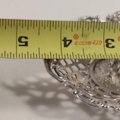 Sterling Silver Reticulated Bowl- Approx Weight 48 Grams (#289)