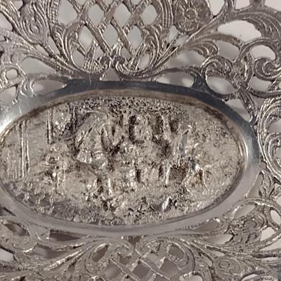 Sterling Silver Reticulated Bowl- Approx Weight 48 Grams (#289)