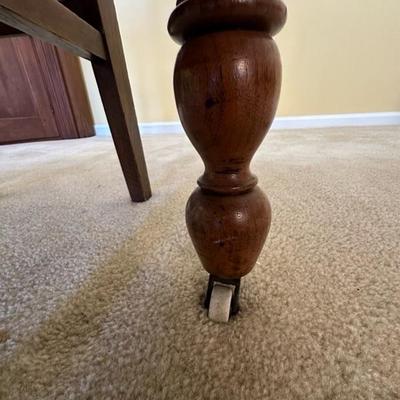 Wooden Table and Two Chairs