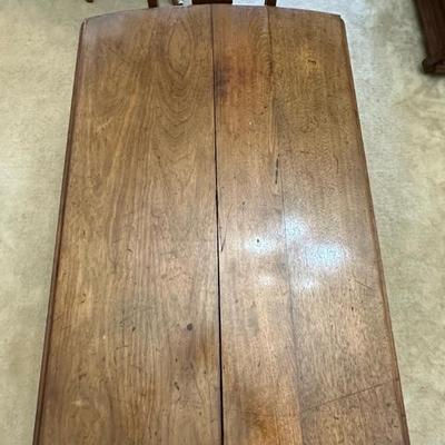 Wooden Table and Two Chairs