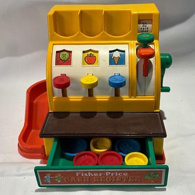 Vintage 1974 Fisher Price cash register