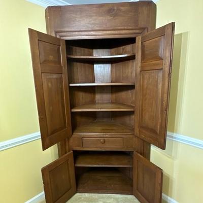 Fantastic Wooden Corner Cabinet