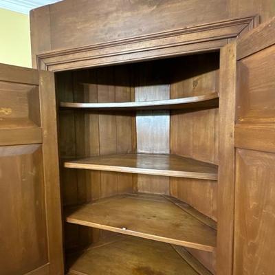 Fantastic Wooden Corner Cabinet