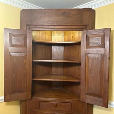 Fantastic Wooden Corner Cabinet