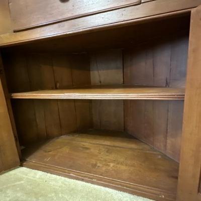 Fantastic Wooden Corner Cabinet