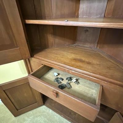 Fantastic Wooden Corner Cabinet