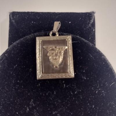 Eagle on Shield Design Pendant (#291)