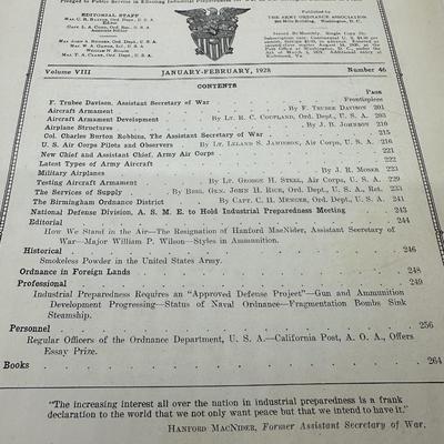 1928 Army Ordinance Magazine