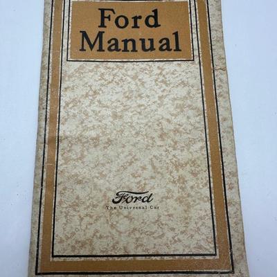 Ford Manual, 1920