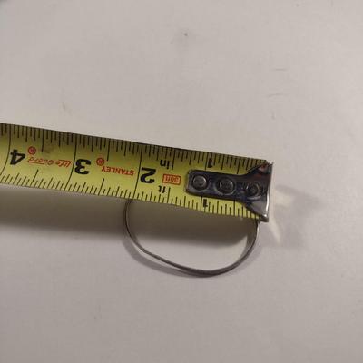 Pair of Sterling Bangle Bracelets- Approx Weight 30 Grams (#299)