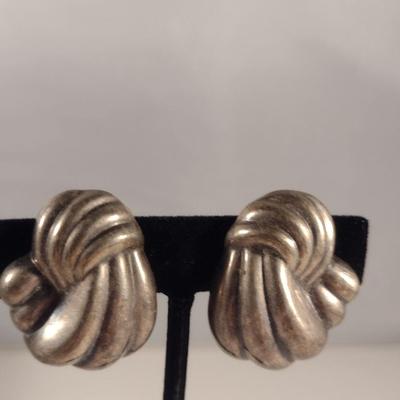 Sterling Silver Earrings- Approx Weight 11 Grams (#302)