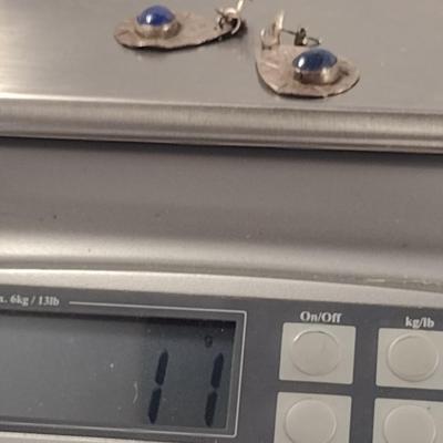 Sterling Silver and Stone Earrings (#303)