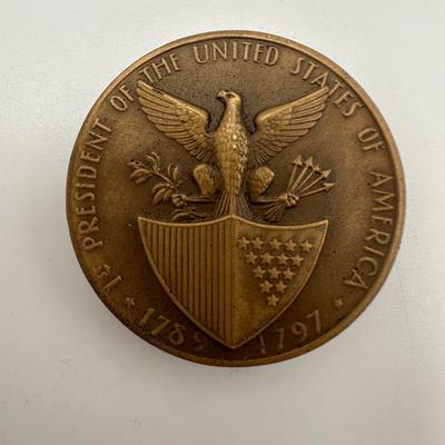 1961 George Washington Brass Medallion