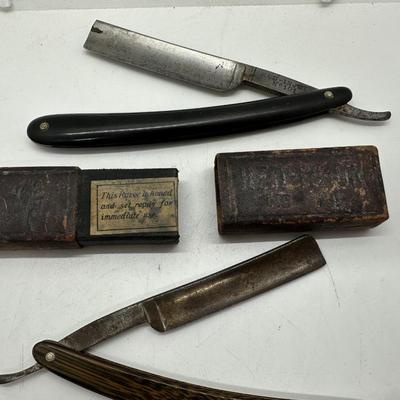 Antique Straight Razors (see description)
