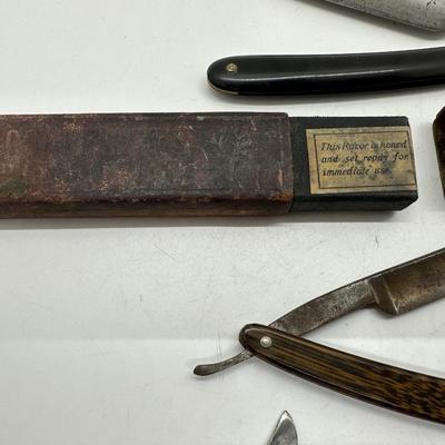 Antique Straight Razors (see description)