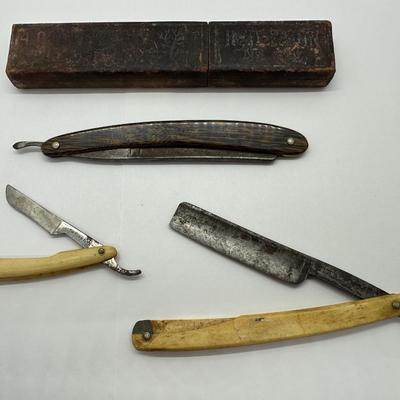 Antique Straight Razors (see description)