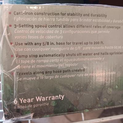 NEW ORBIT HEAVY DUTY DIE-CAST TRAVELING SPRINKLER
