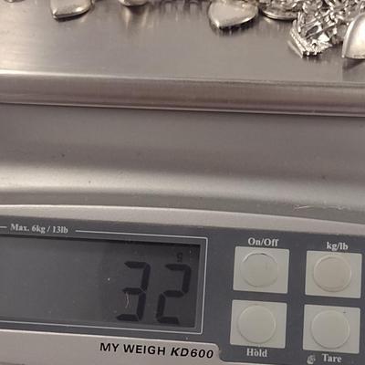 Charm Bracelet- Mostly Sterling Silver (#312)