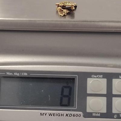14 Karat Yellow Gold and Pearl USMA West Point Pin- Approx Weight 8 Grams (#316)