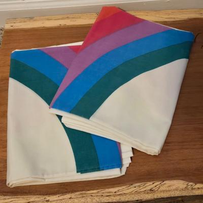 Mid Century Rainbow Pillow Cases