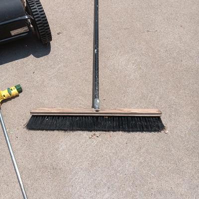 AGRI-FAB LEAF SWEEPER, PUSH BROOM AND YARD TOOLS