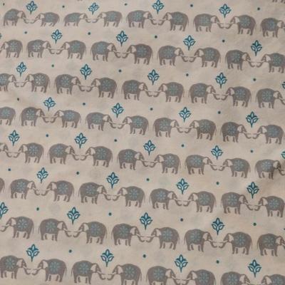 Queen Fitted and Flat Elephant Sheets